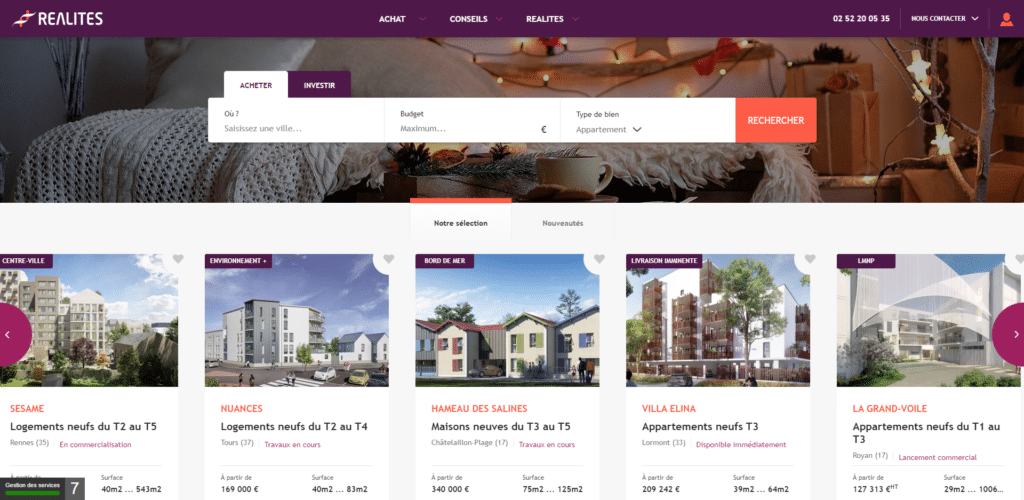 site web de promoteurs immobiliers
