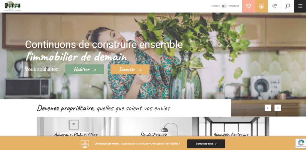 site web pour promoteur immobilier