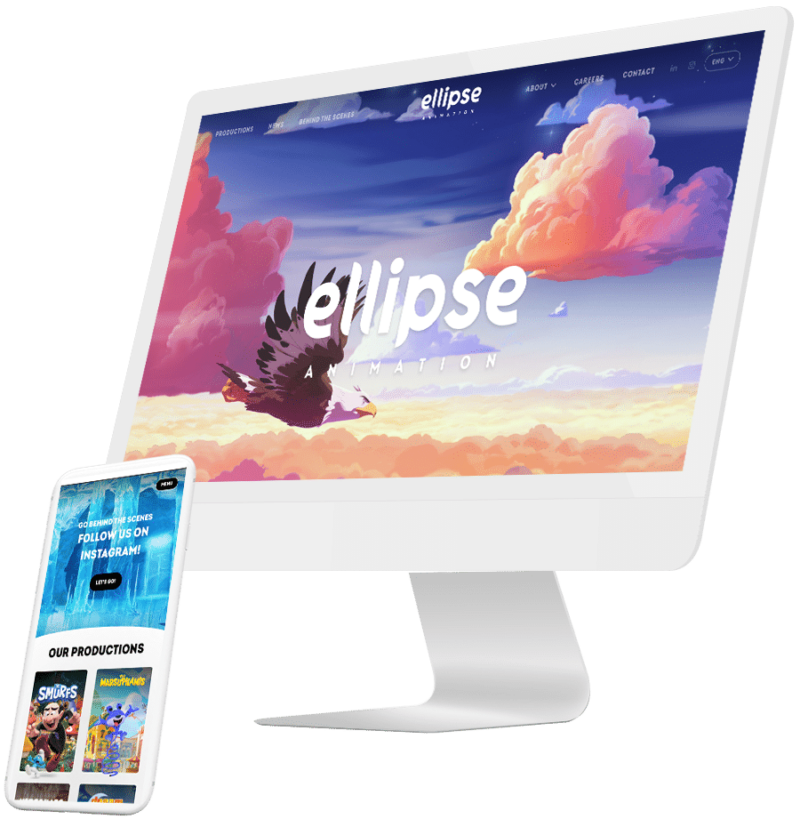 Mockup création site corporate