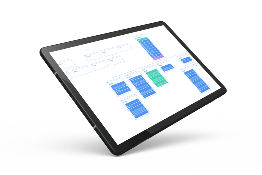 arborescence du nouveau site web