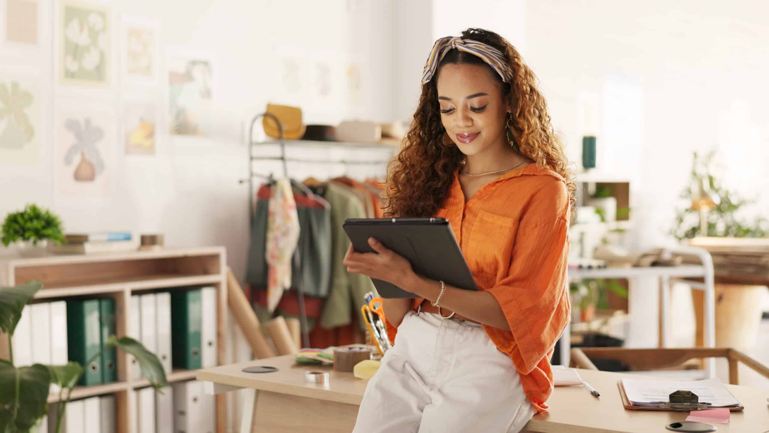 personne qui gère son e-commerce prestashop