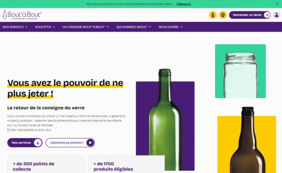 site webflow Bout' à Bout'