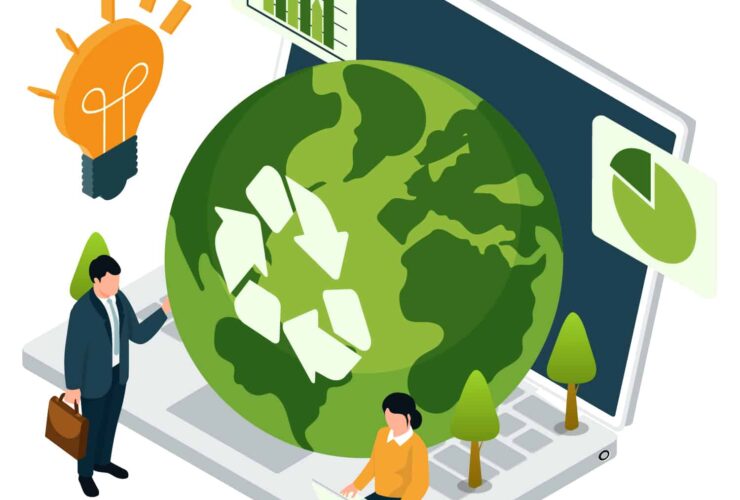Illustration d'un web plus écologique